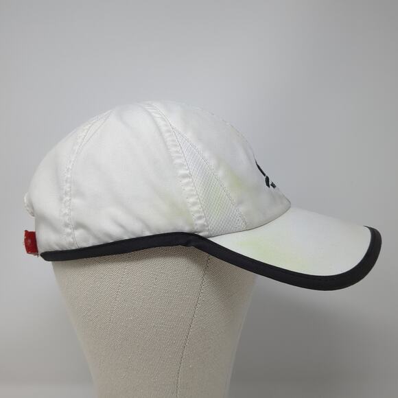 Mission Strapback Hat Solid White One Size Embroidered 6 Panel Outdoor - Picture 5 of 9